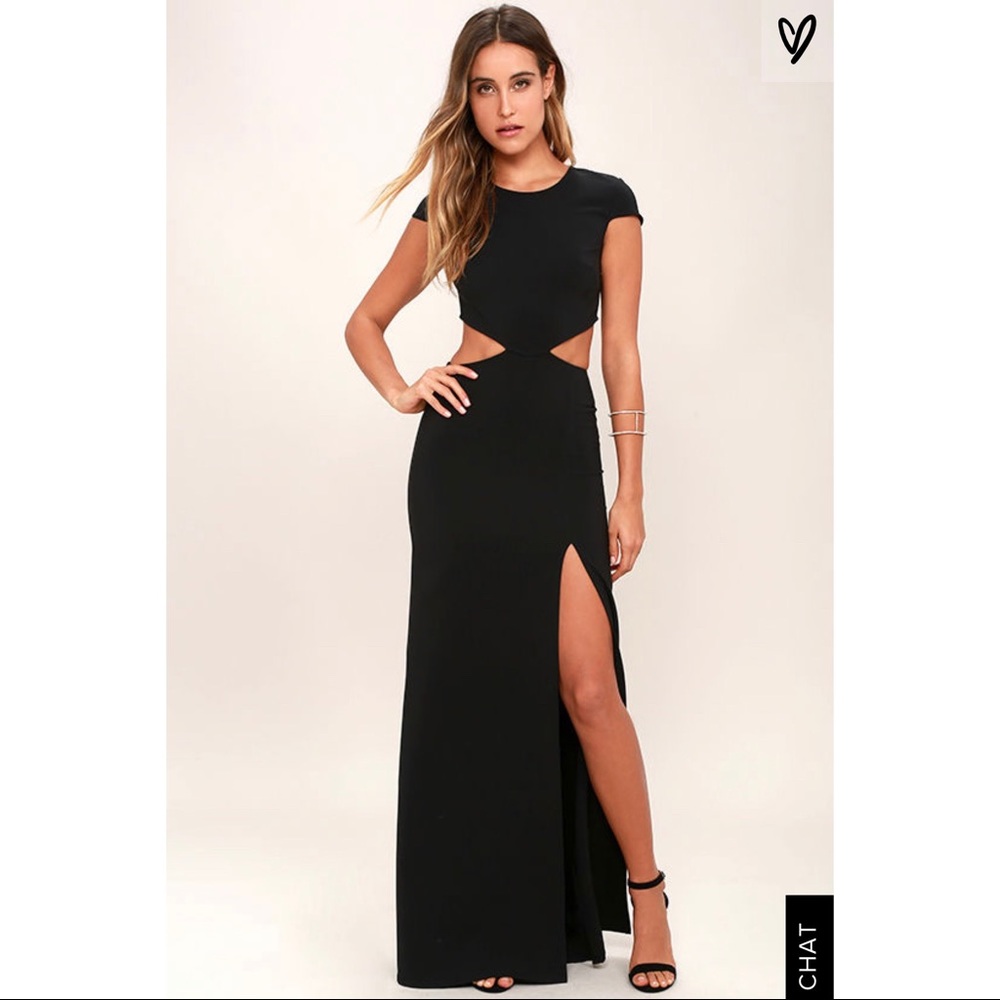 Lulus’s Cutout Backless Conversation Piece Dress
